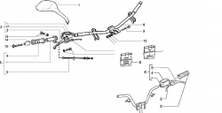 HANDLE BAR, MIRROR