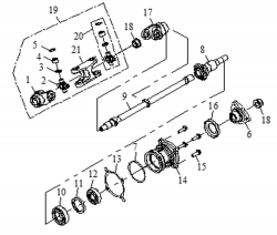 FRONT AXLE SHAFT