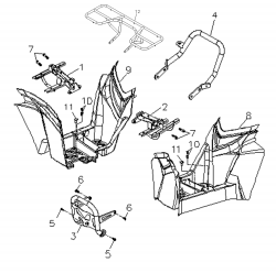 Footrest/Front Bumper/Rear Hand Grip