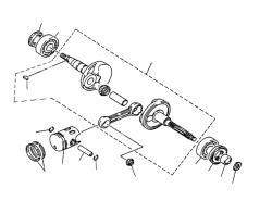 CRANKSHAFT, PISTON