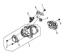 INJECTOR , THROTTLE UNIT