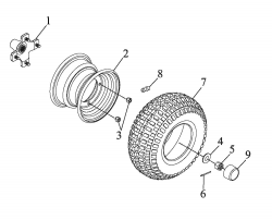 Räder hinten