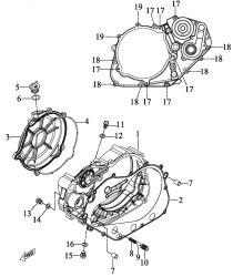 LEFT CRANKCASE COVER