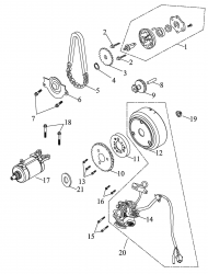 Generator, Anlasser, Ölpumpe