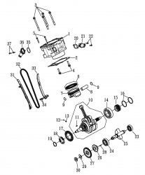 CYLINDER , PISTON , CRANKSHAFT