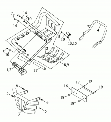 NERF BARS, REAR GRAB, FRONT bUMPER