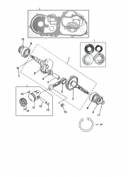 PISTON, CRANKSHAFT, GASKET KIT