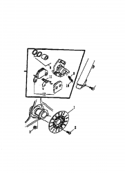 BRAKE DISC, FRONT BRAKE CALIPER