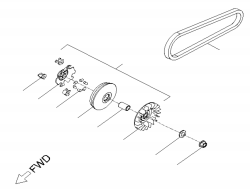 FRONT PULLEYE / BELT