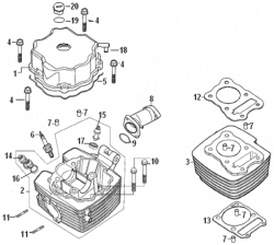 CYLINDER, CYLINDER HEAD