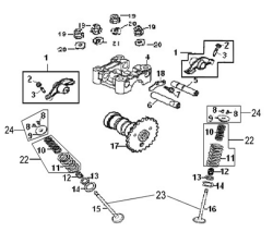 CAMSHAFT, VALVES
