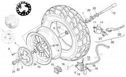 FRONT WHEEL, FRONT BRAKE