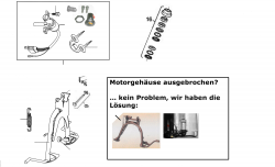 MAIN STAND, MAIN SWITCH, STEERING STEM BEARING