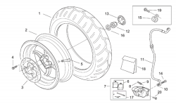 REAR WHEEL, REAR DISC BRAKE