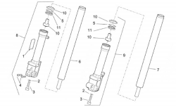 Vorderradgabel links