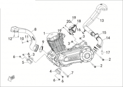 Lufteinlass CVT, Motorhalter