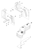 Kraftstofftank Halter 