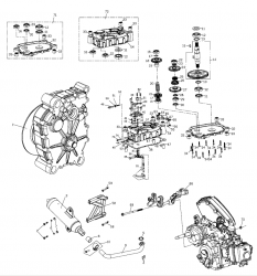 EXHAUST MUFFLER, REVERSE GEAR 