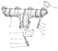 Auspuffkrümmer