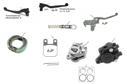 BRAKE LEVER, BRAKE PADS, BRAKE CALIPER