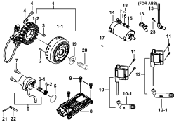 MOTOR STARTING , GENERATOR , ECU , COIL