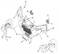 Kühlergrill bis Bj. 2022 (ohne Facelift)