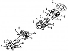 FRONT AND REAR KNUCKLE ASSY