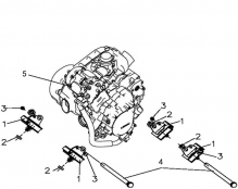 Motor , Motorhalter