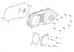 LEFT CRANKCASE COVER