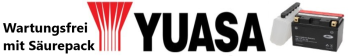 YUASA Batterien MF m. Säurepack