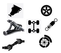 A-ARM - WHEEL - AXLE GROUP