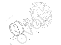 Räder hinten