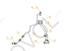 OIL TUBE FOR TURBO
