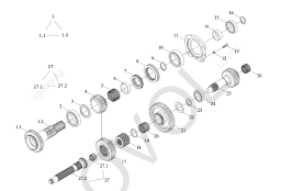 AUXILIARY GEAR SHAFT