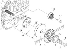 FRONT PULLEYE SYSTEM - V-BELT