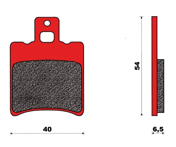 BRAKE PAD KIT TUNING BREMBO GRIMECAALS151000