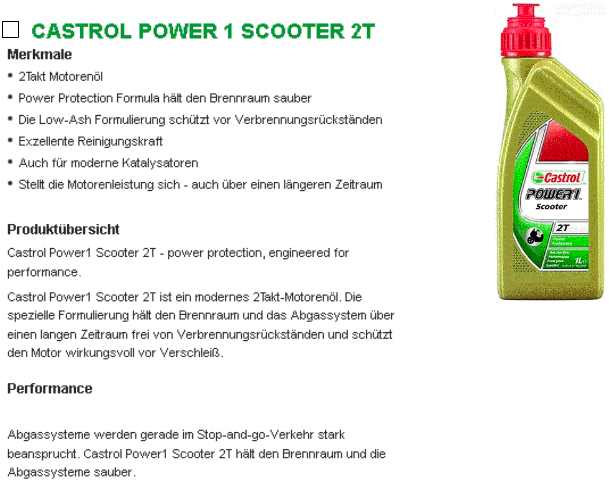 2-T Scooting teilsynthetisch