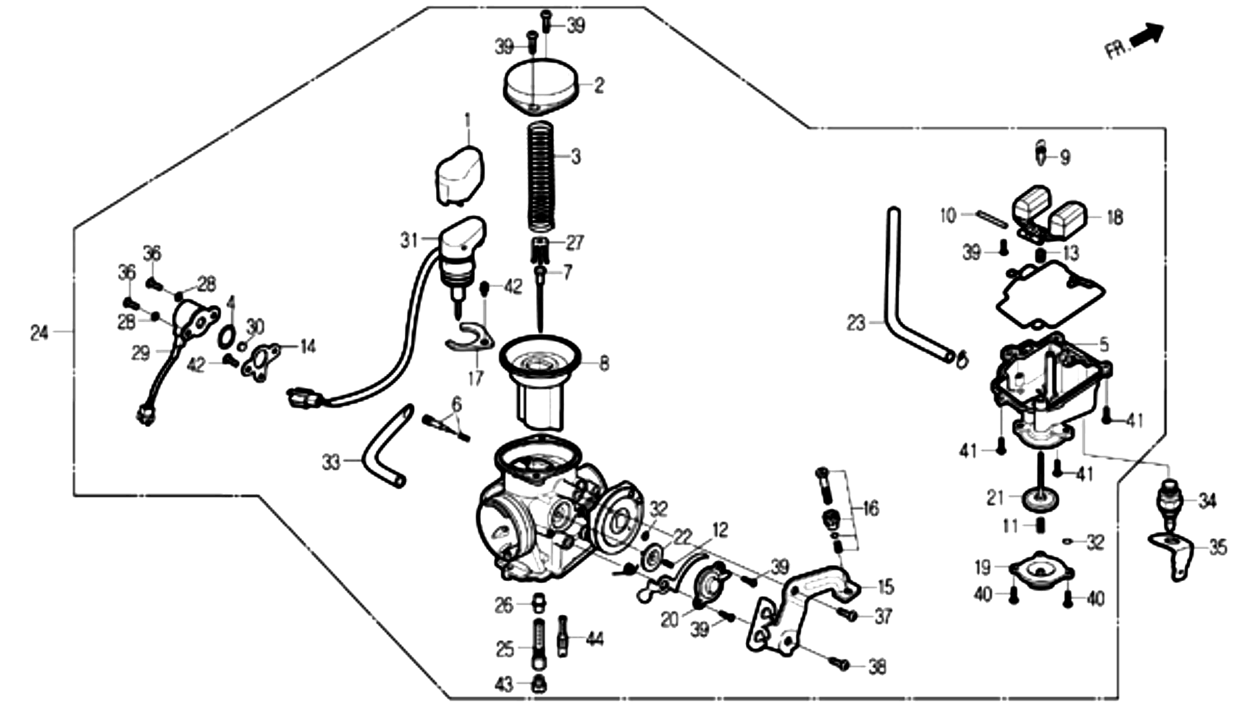 PGO Lichtschalter Bugrider 250 Knopf Ausschalter 250ccm 4Takt