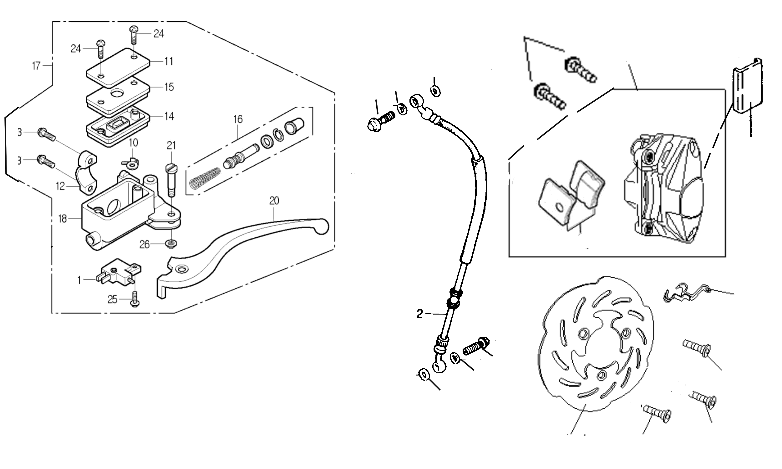 Bremssattel hinten komplett inkl. Bremsbeläge – NIUStore-Shop