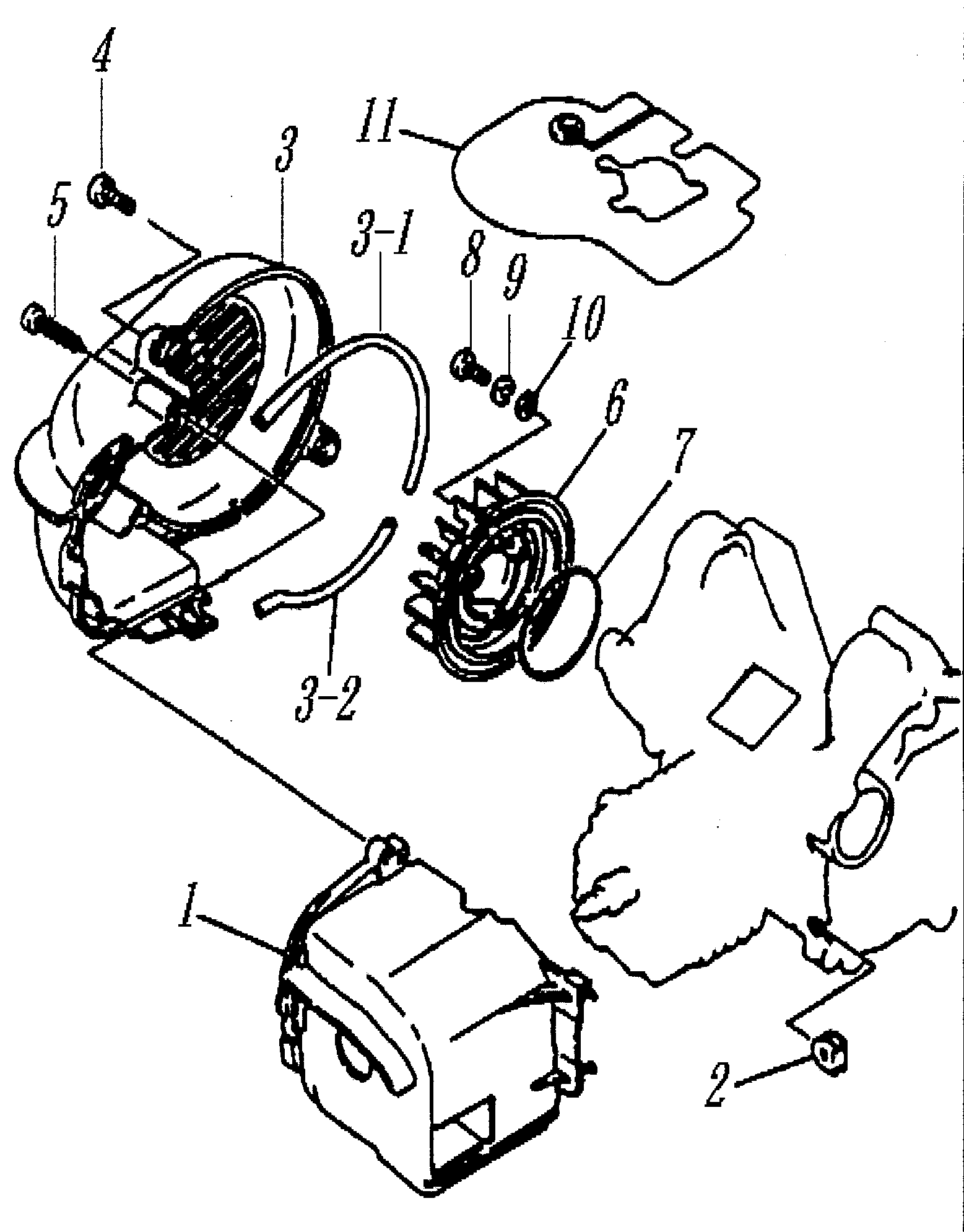 Schraube m. Scheibe M6x20-CQJ-B13010602003