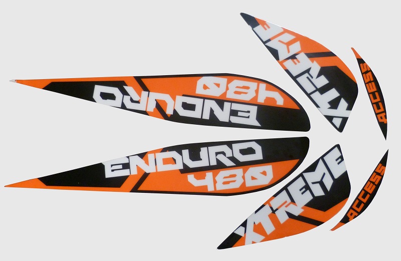 ACC-72115-A12-0MJ Aufklebersatz Xtreme 480 Enduro