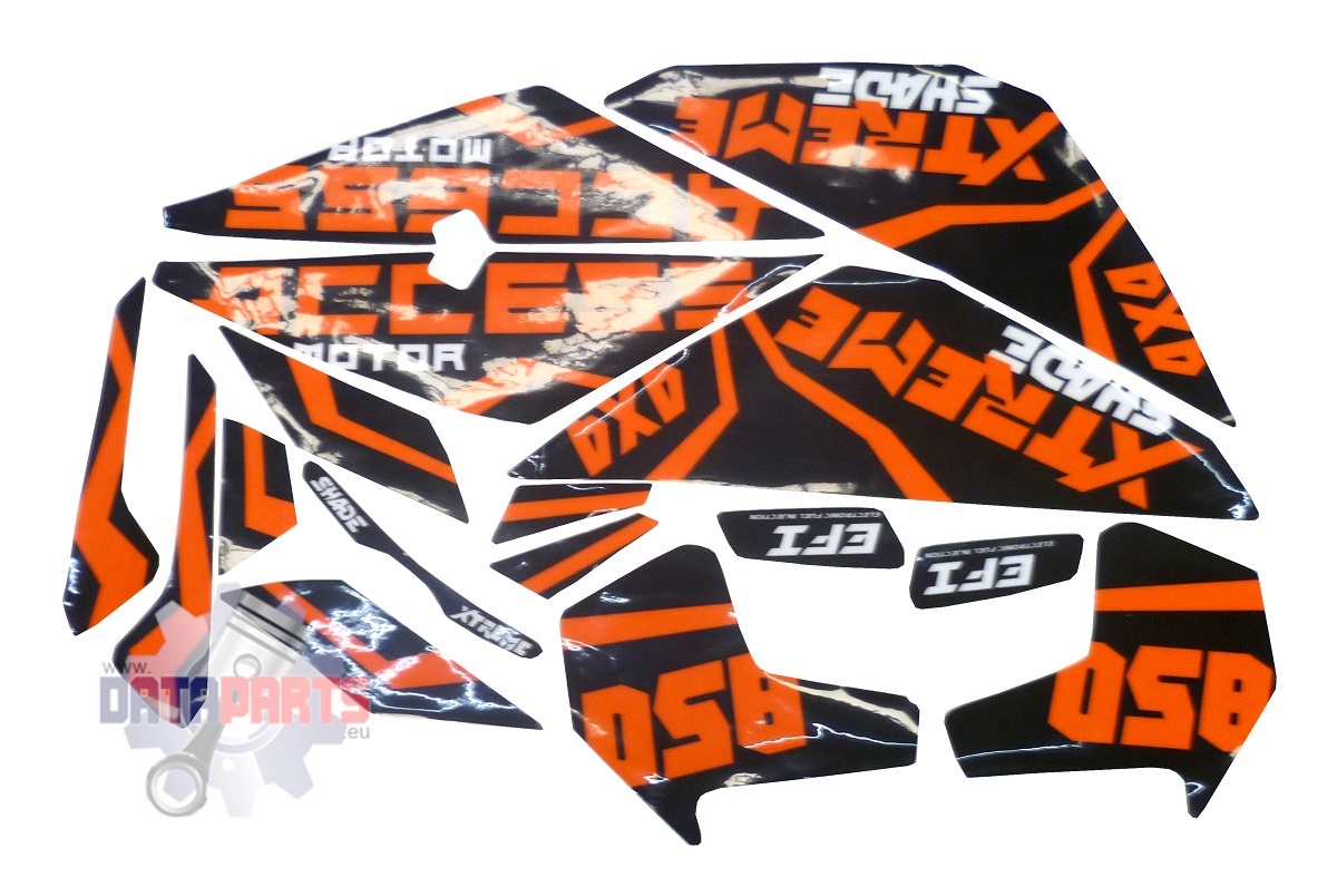 ACC-72115-A37-0MJ Dekorsatz SHADE Xtreme 850 schwarz