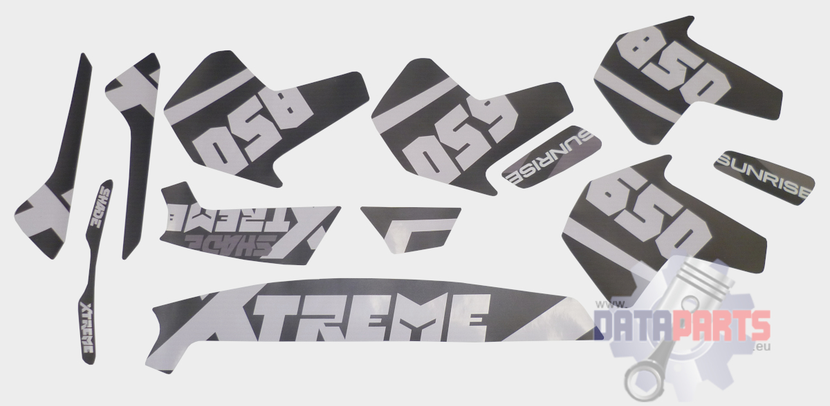 ACC-72115-A37-0MJ-YL Dekorsatz SHADE Xtreme NG 650 850 gelb