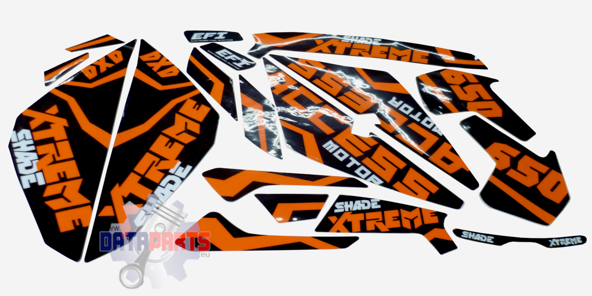 ACC-72115-A40-0MJ Dekorsatz SHADE Xtreme 650 schwarz