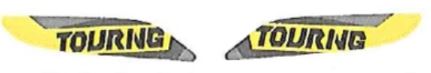 ACC-73116-A65-000 Aufkleber TOURING (grau)