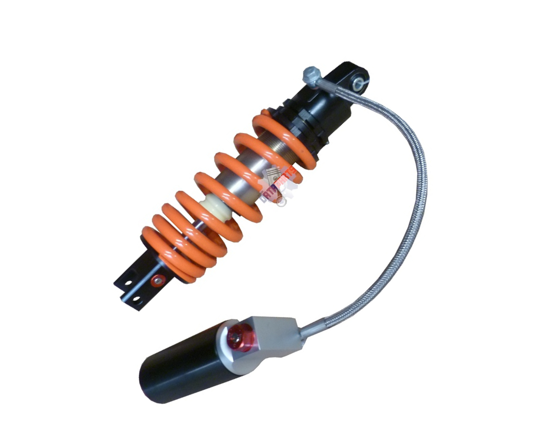 ACC-82200-P300-110-OG Federbein hi. (Gasdruck) SM orange