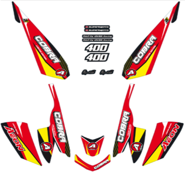 AEO-99700620-116 Aufklebersatz Cobra 400 SM LEd. 2015
