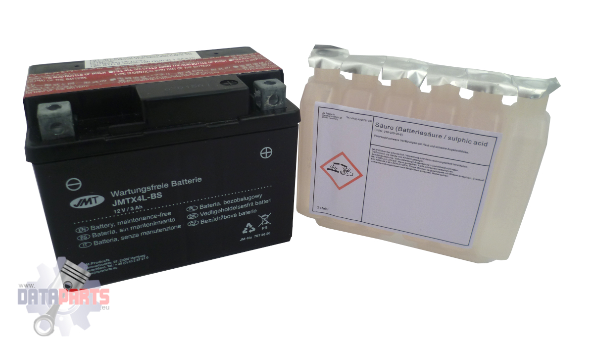 ALG-7073620 Batterie JMT YTX4L-BS 12V3AH (TM-G3)