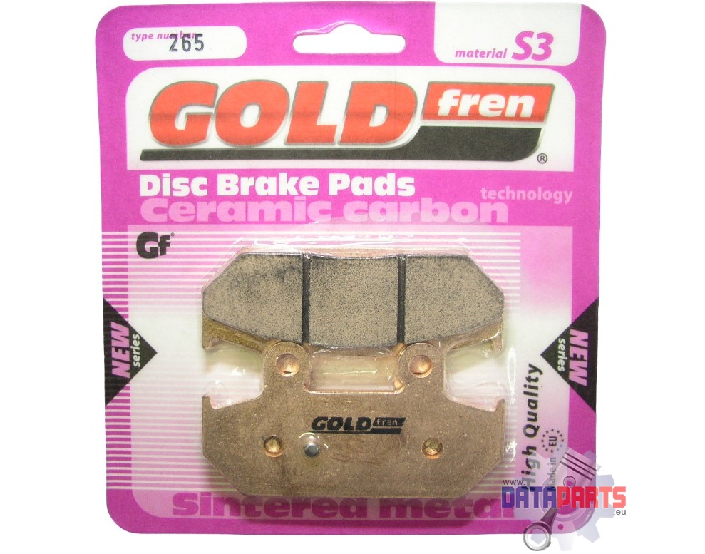 Bremsbelag Satz hinten Goldfren Semi-metal S3