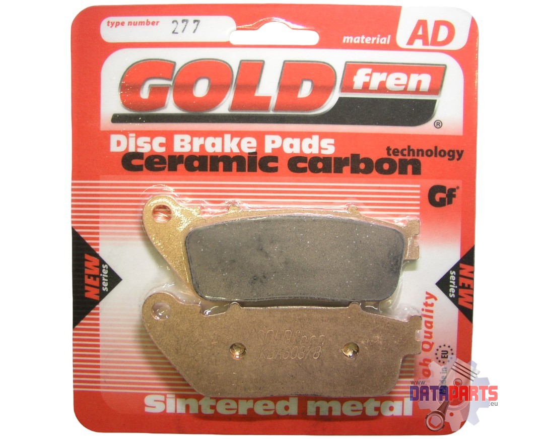 REAR BRAKE PADS GOLDFREN SEMI-METAL AD